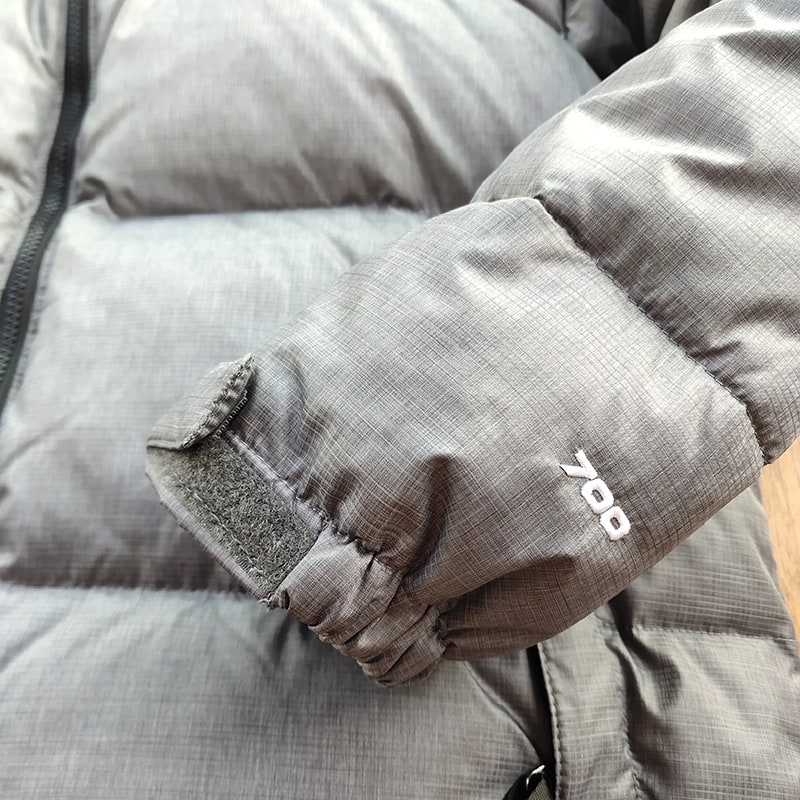 Пуховик The North Face Velcro Sleeves "Gray" фото № 3