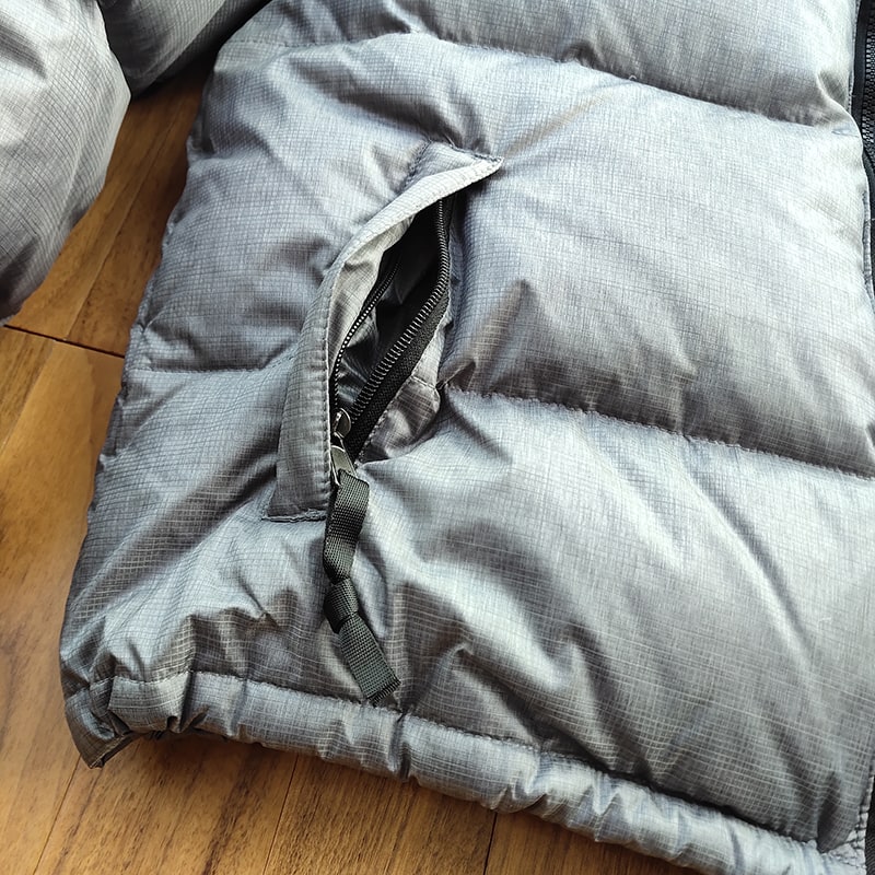 Пуховик The North Face Velcro Sleeves "Gray" фото № 9