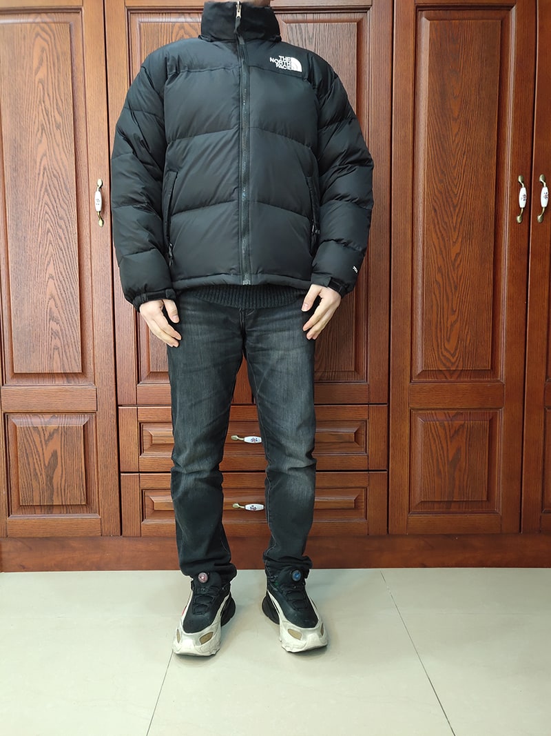 Пуховик The North Face Velcro Sleeves "Black" фото № 4