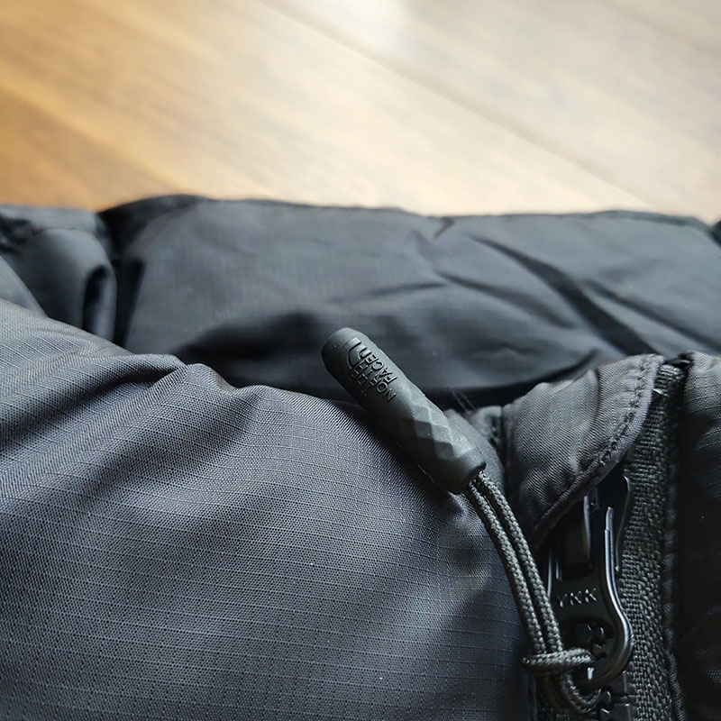 Пуховик The North Face Embroidery White Logo 700 "Black" фото № 7