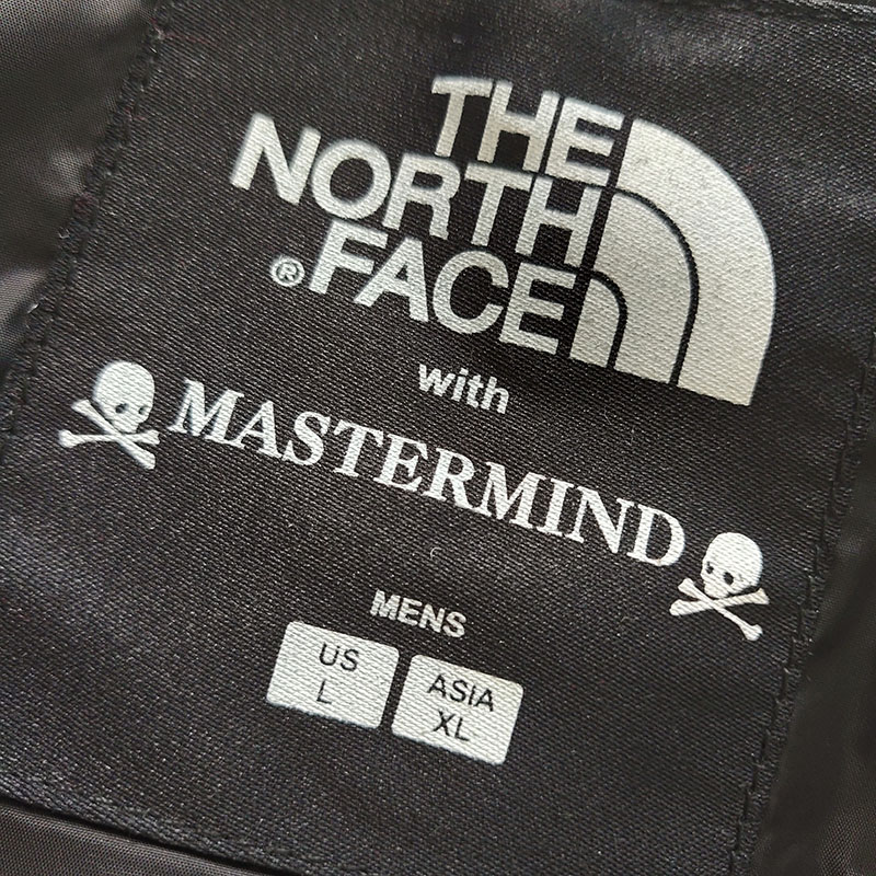 Пуховик Mastermind x The North Face "Gray" фото № 7