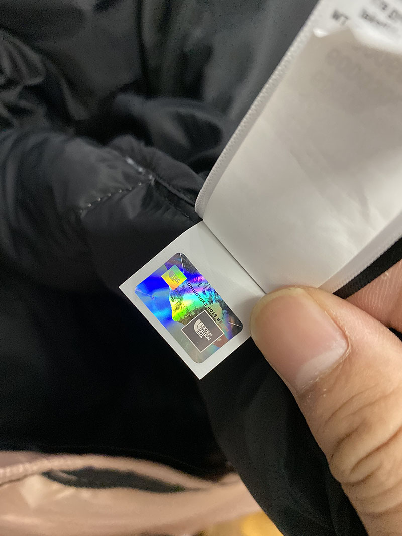 Пуховик The North Face Embroidery Logo 700 Nuptse "Beige" фото № 9