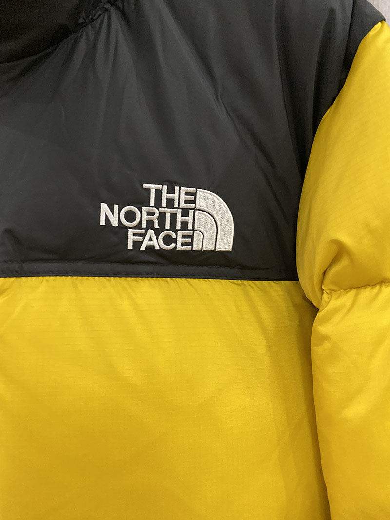 Пуховик The North Face Embroidery Logo 700 "Yellow" фото № 3