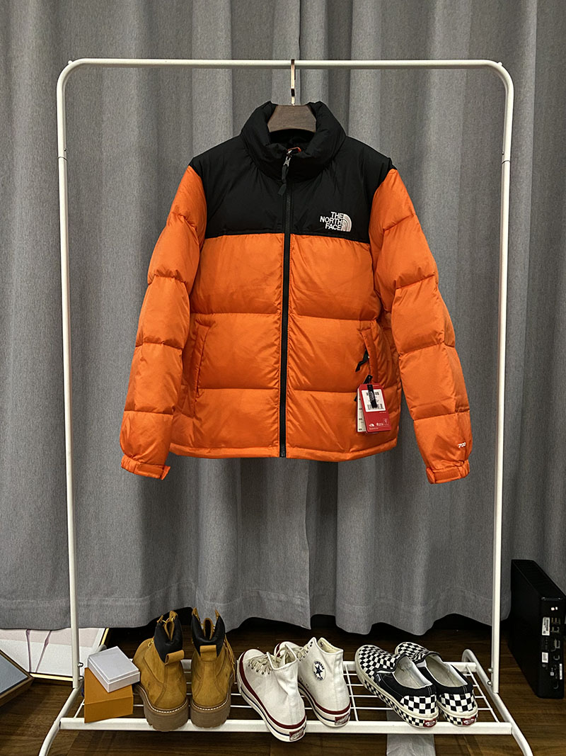 Пуховик The North Face Embroidery Logo 700 "Orange" фото № 2