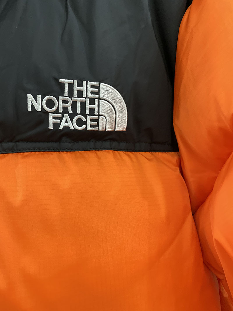 Пуховик The North Face Embroidery Logo 700 "Orange" фото № 3