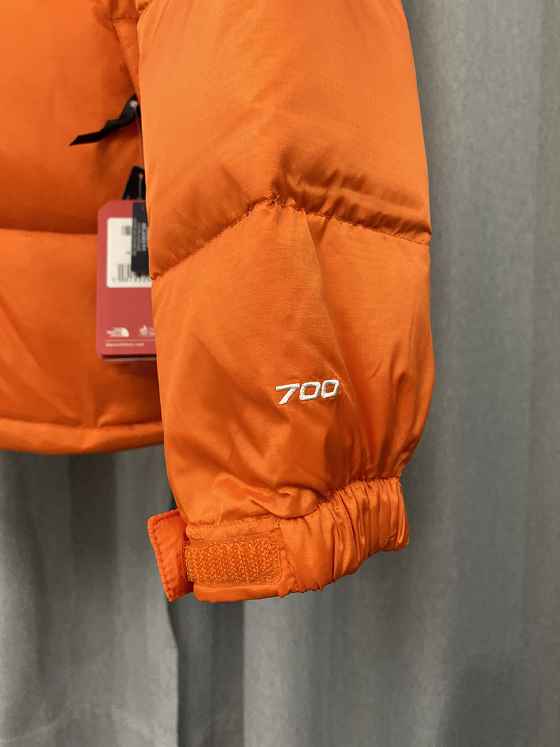 Пуховик The North Face Embroidery Logo 700 "Orange" фото № 4
