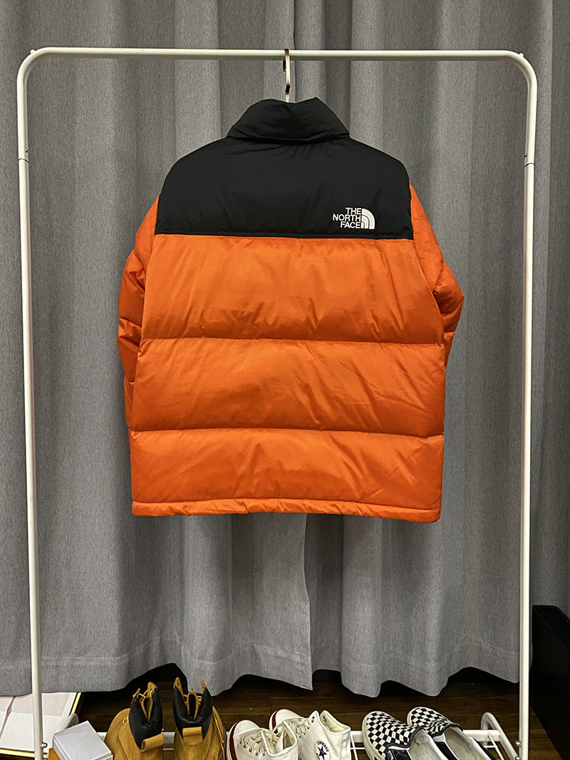 Пуховик The North Face Embroidery Logo 700 "Orange" фото № 5