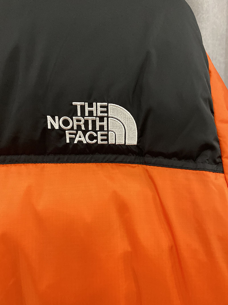 Пуховик The North Face Embroidery Logo 700 "Orange" фото № 6