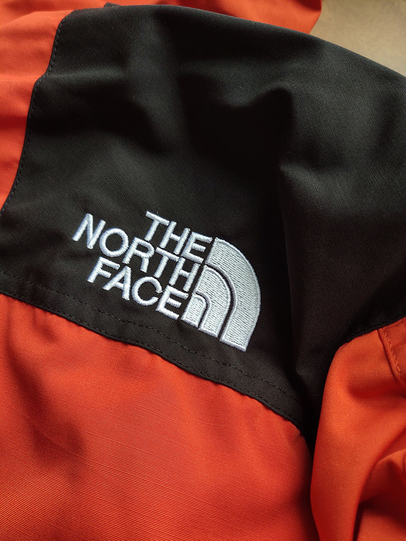 Пуховик The North Face Embroidery White Logo Gore-Tex "Red" фото № 8