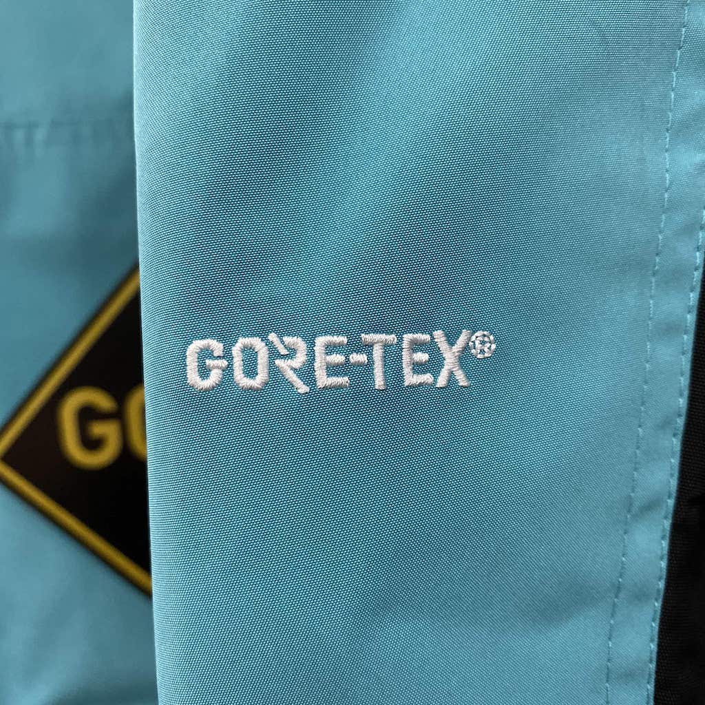 Пуховик The North Face Embroidery Logo Gore-Tex "Turquoise" фото № 6