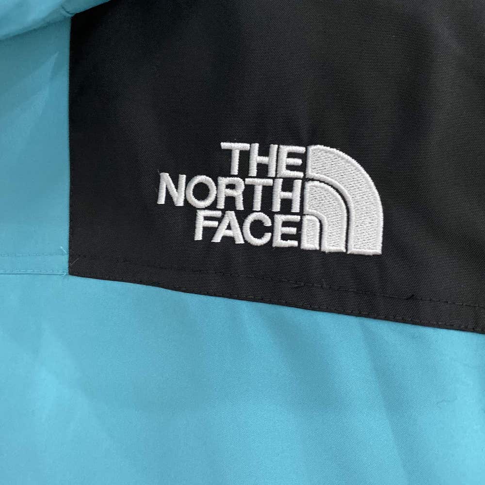 Пуховик The North Face Embroidery Logo Gore-Tex "Turquoise" фото № 7
