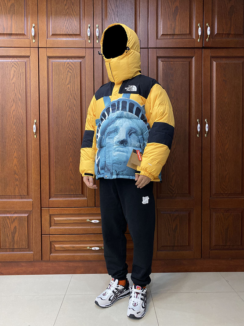 Пуховик Supreme x The North Face Statue of Liberty Baltoro Jacket "Yellow" фото № 9