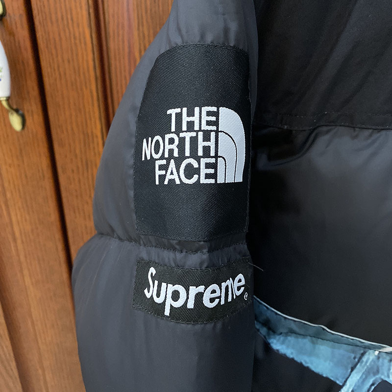 Пуховик Supreme x The North Face Statue of Liberty Baltoro Jacket "Black" фото № 7