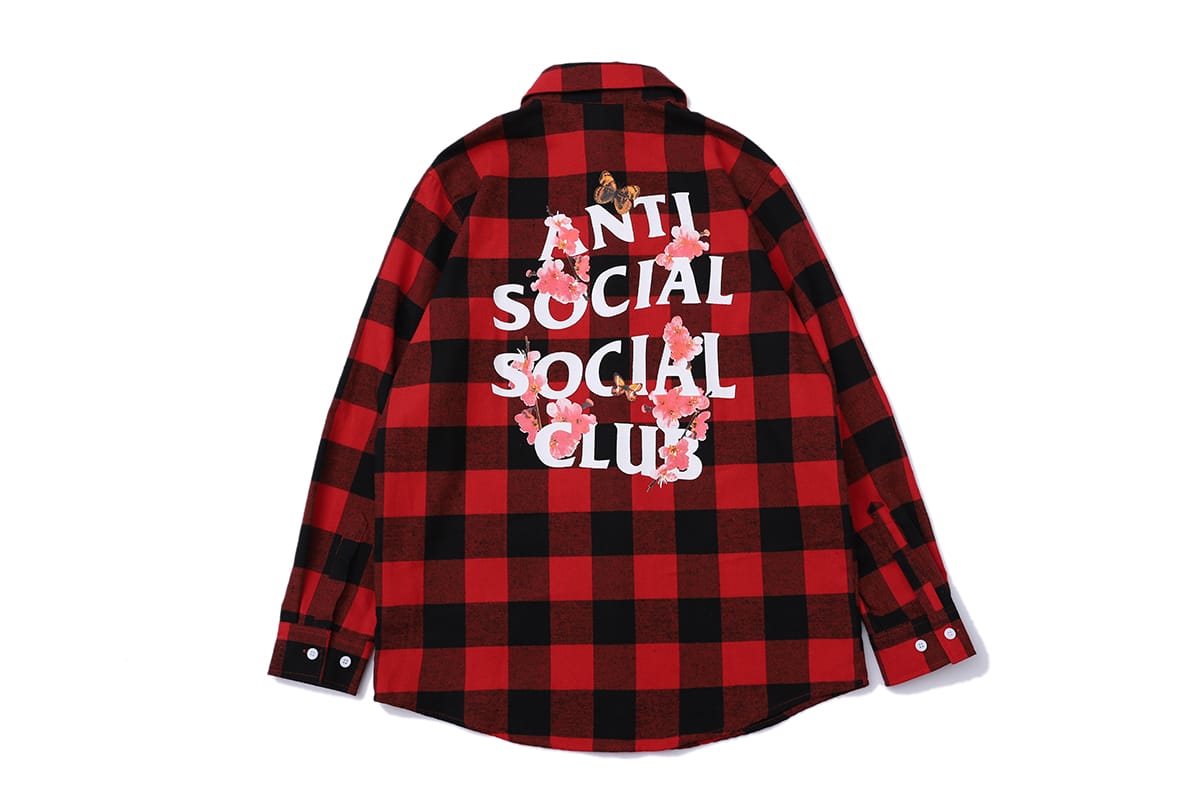 Рубашка Anti Social Social Club Checkered "Red" фото № 2