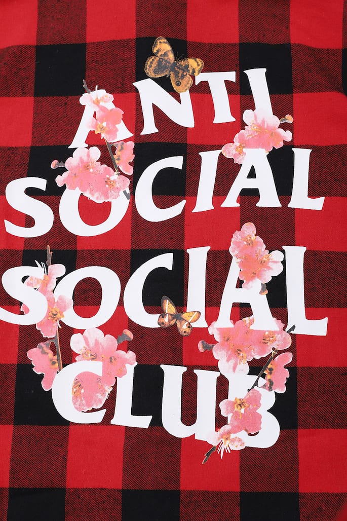 Рубашка Anti Social Social Club Checkered "Red" фото № 5