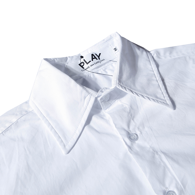 Рубашка CDG Heart "White" фото № 2