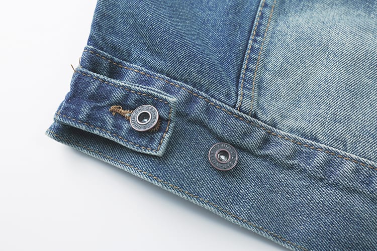 Джинсовая куртка Off White Tide Denim Jacket "Blue" фото № 8