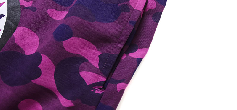 Шорты Bape Jaw Tiger "Violet" фото № 4