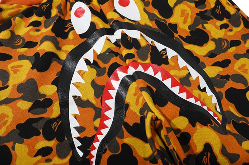 Шорты Bape x XO "Orange" фото № 2