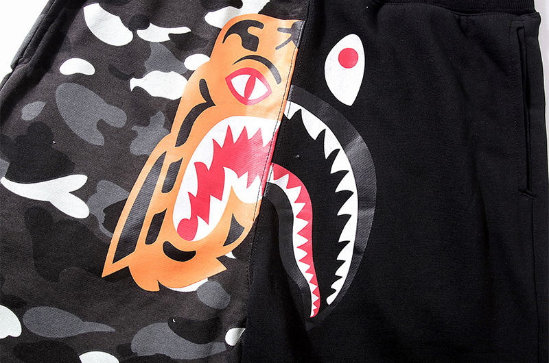 Шорты Bape Jaw Tiger 2 Colors "Black" фото № 3