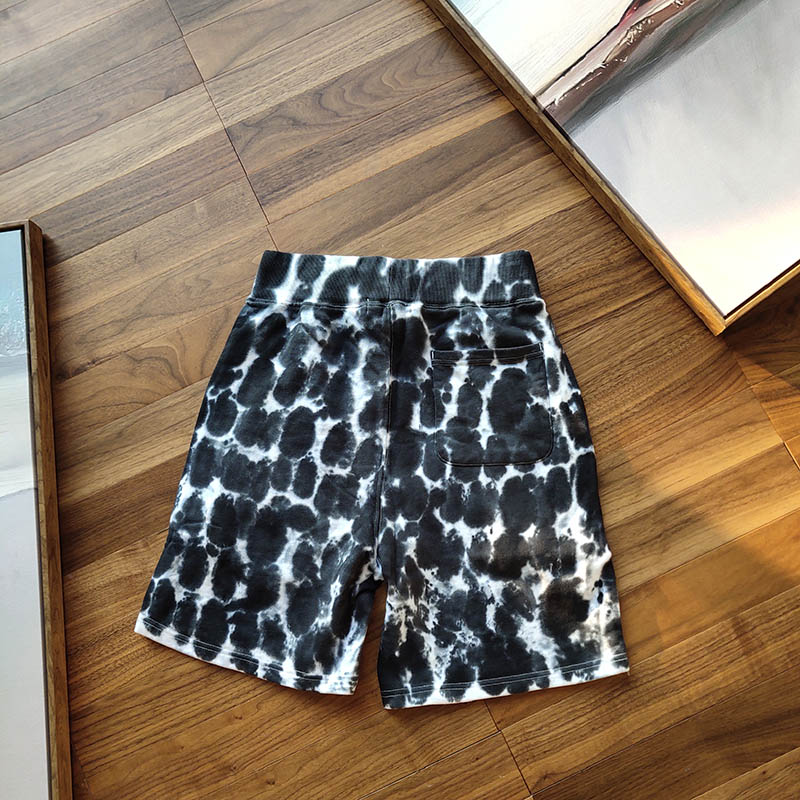 Шорты Bape Tie Dye Shark Sweat "Black" фото № 2
