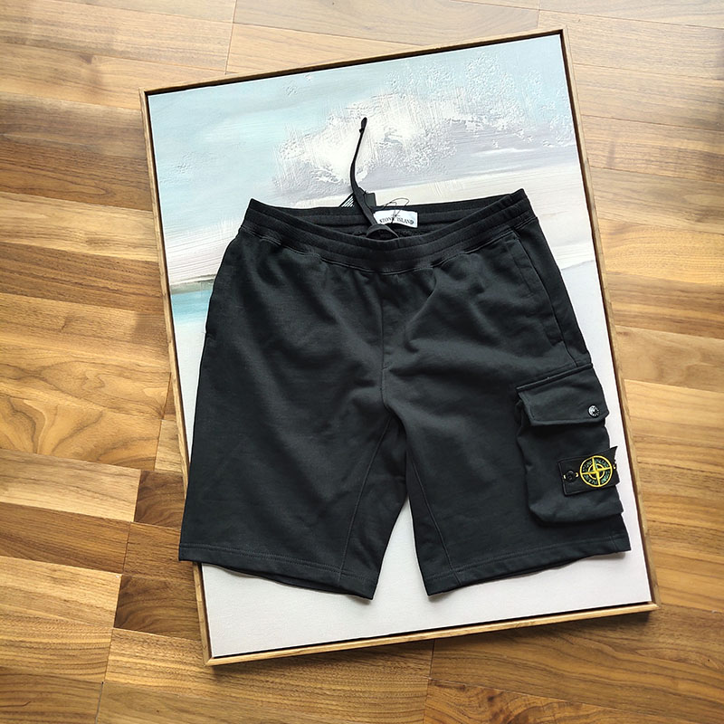 Шорты Stone Island FLEECE "Black" фото № 3