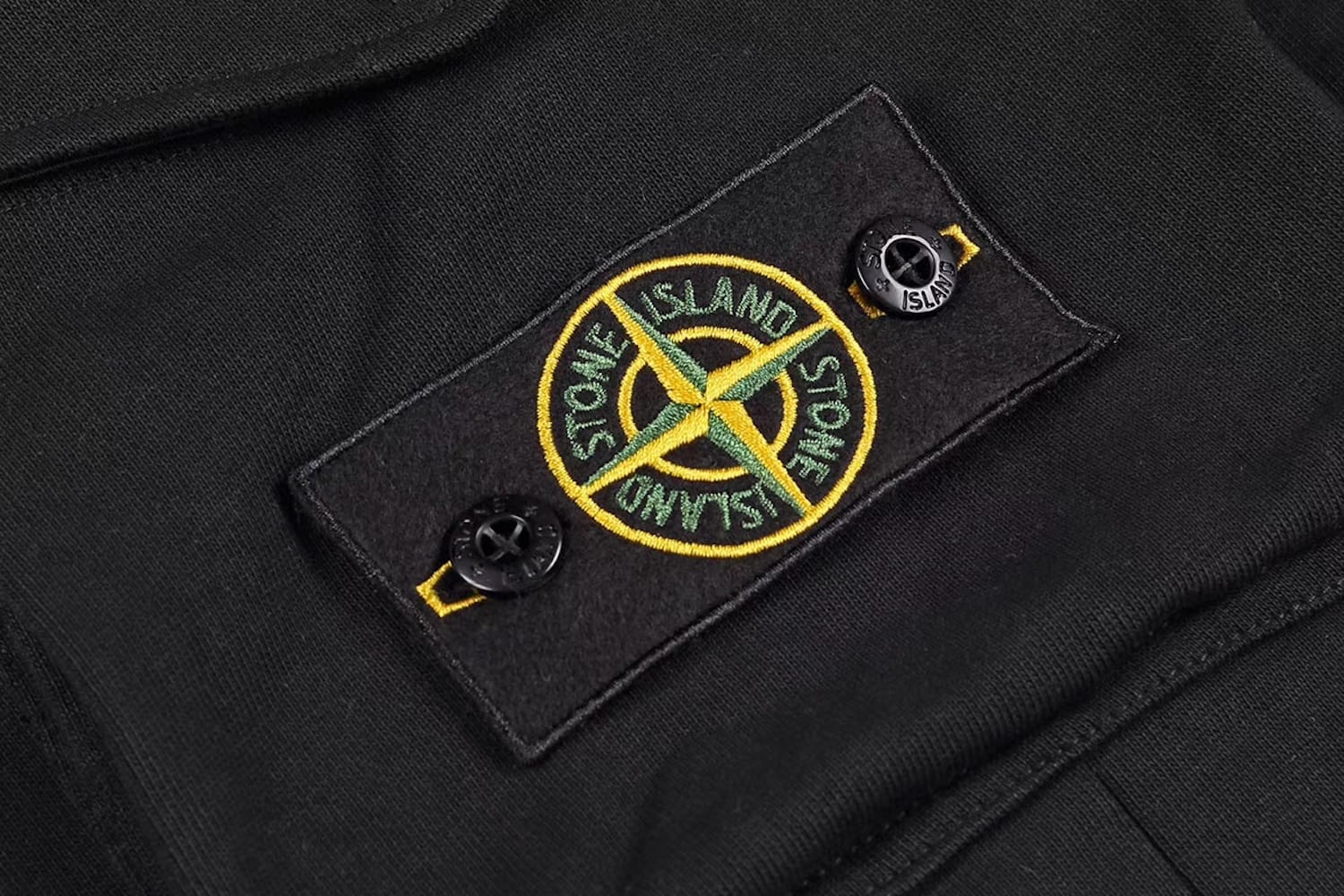 Шорты Stone Island FLEECE "Black" фото № 6