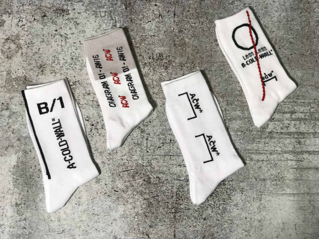 Носки A-Cold-Wall B/1 "White" фото № 3