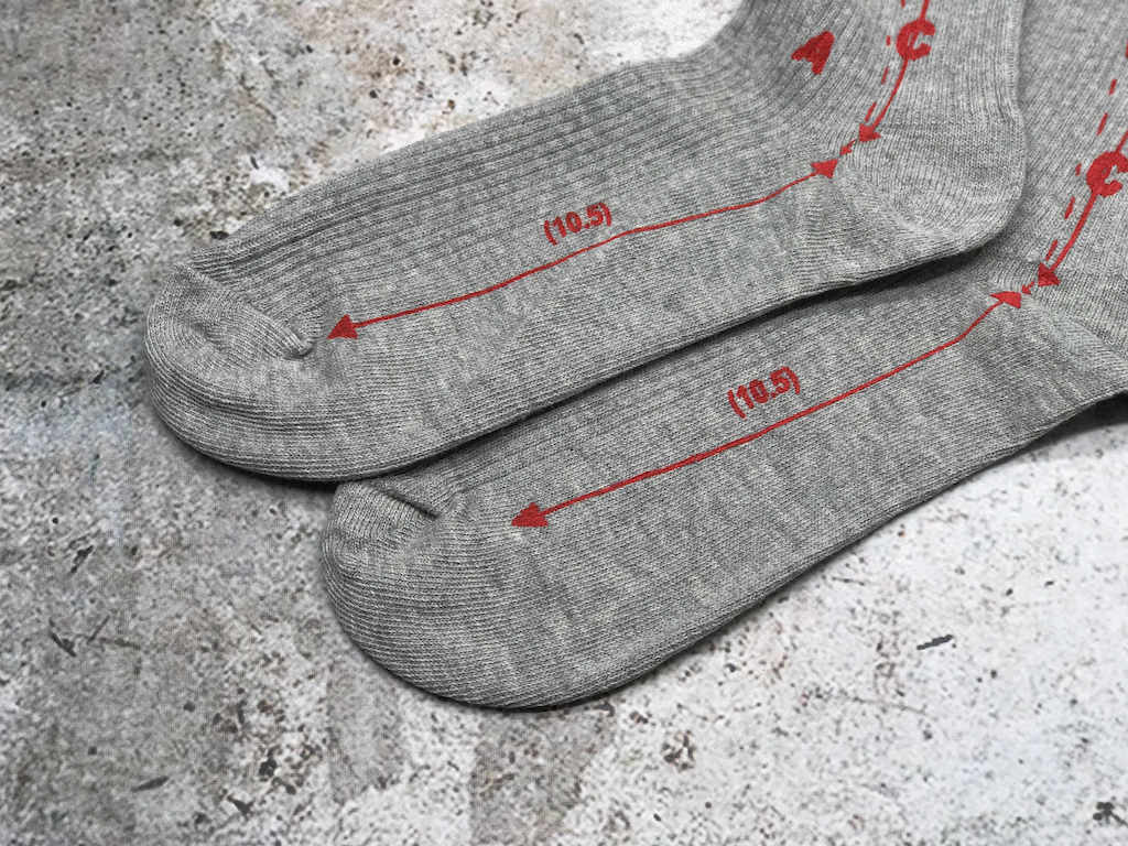 Носки A-Cold-Wall Industrial Math Graphics "Gray" фото № 3