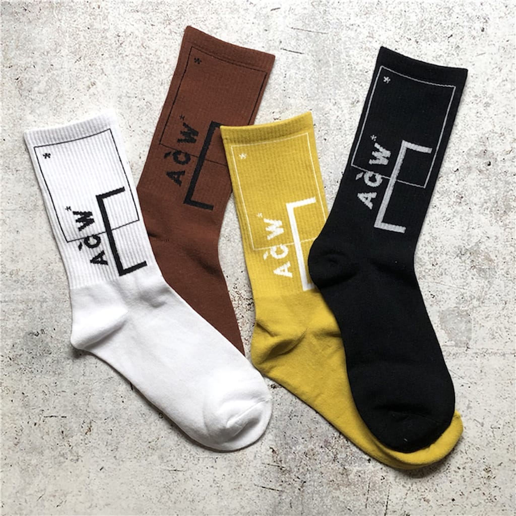 Носки A-Cold-Wall Simple Geometric "White" фото № 3