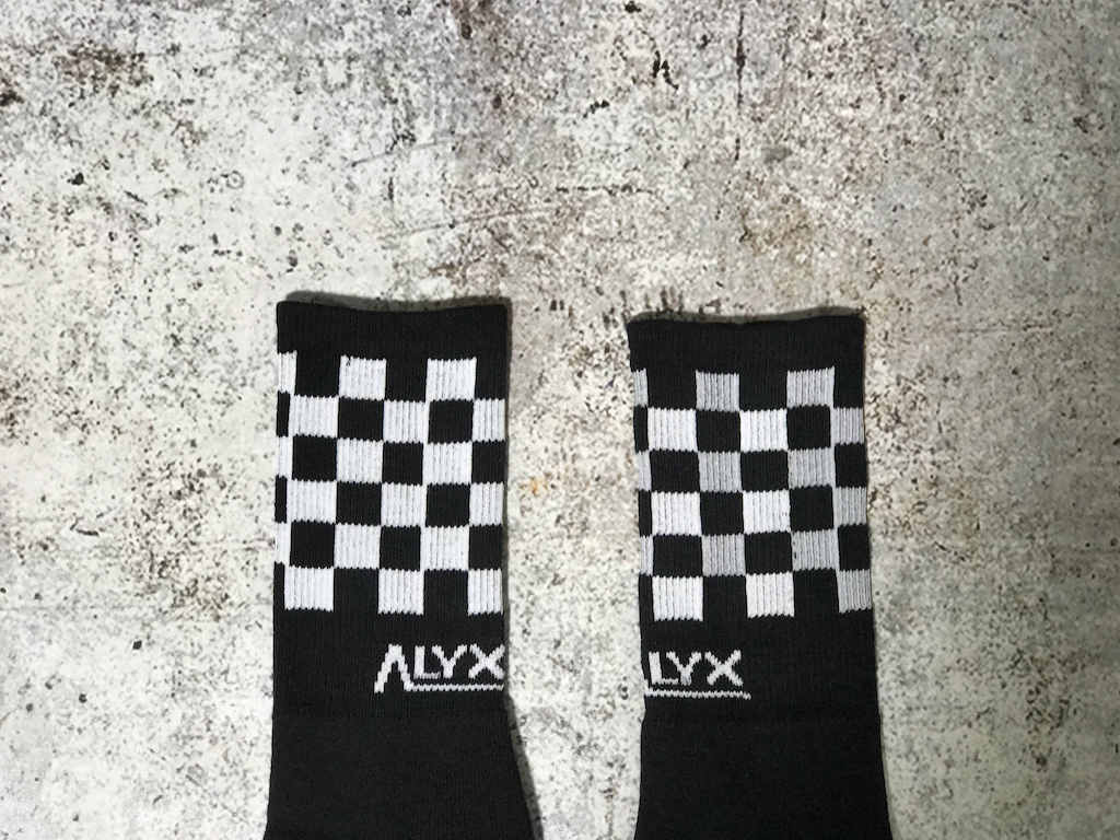 Носки ALYX Checkerboard "Black" фото № 4