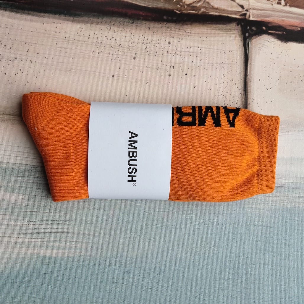 Носки Ambush Logo Height "Orange" фото № 2