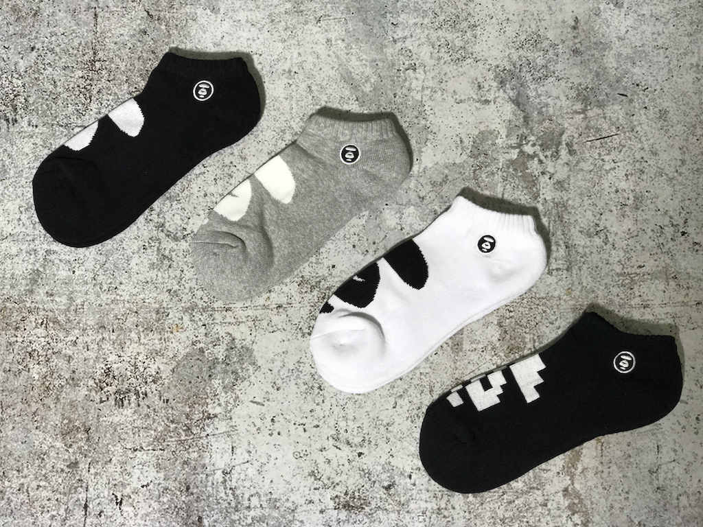 Носки Bape Logo "White" фото № 4