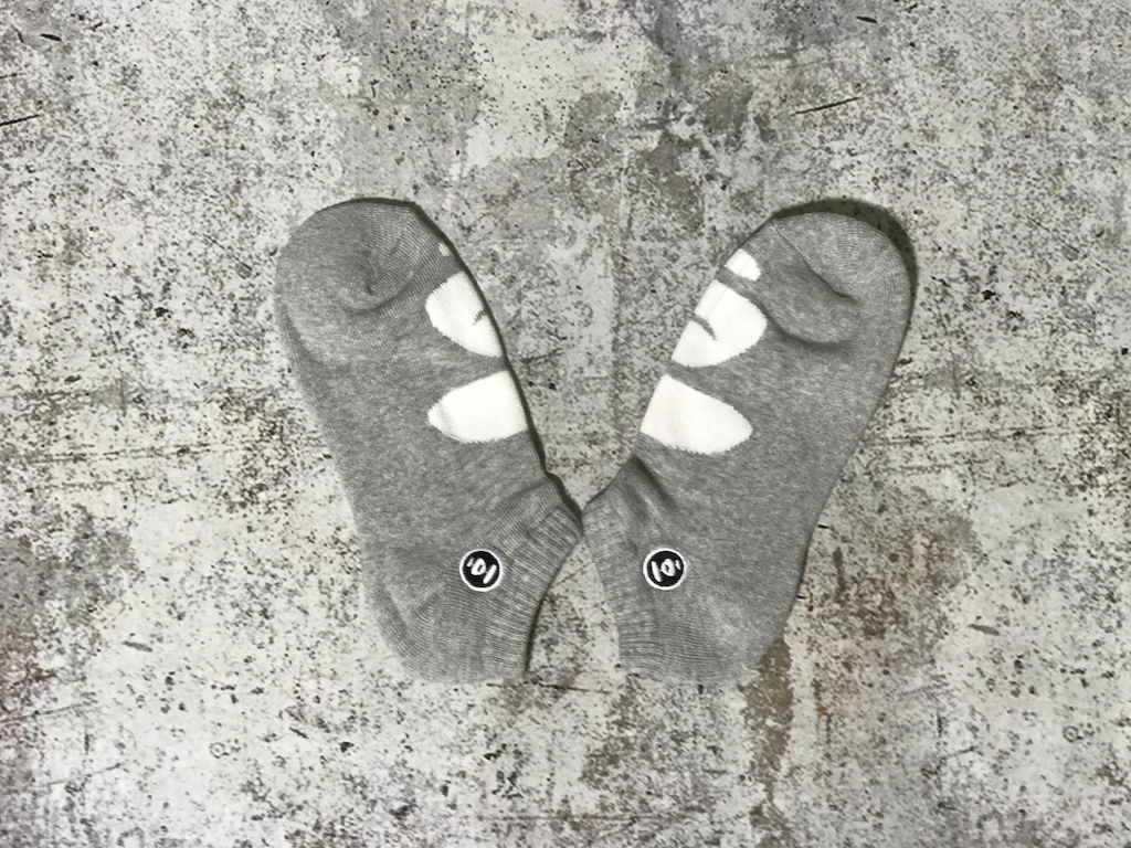 Носки Bape Logo "Gray" фото № 2