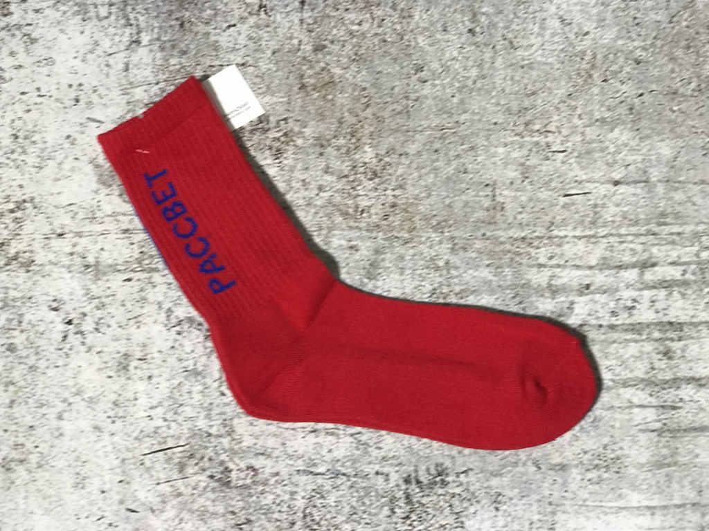 Носки Gosha Rubchinskiy Рассвет "Burgundy" фото № 3