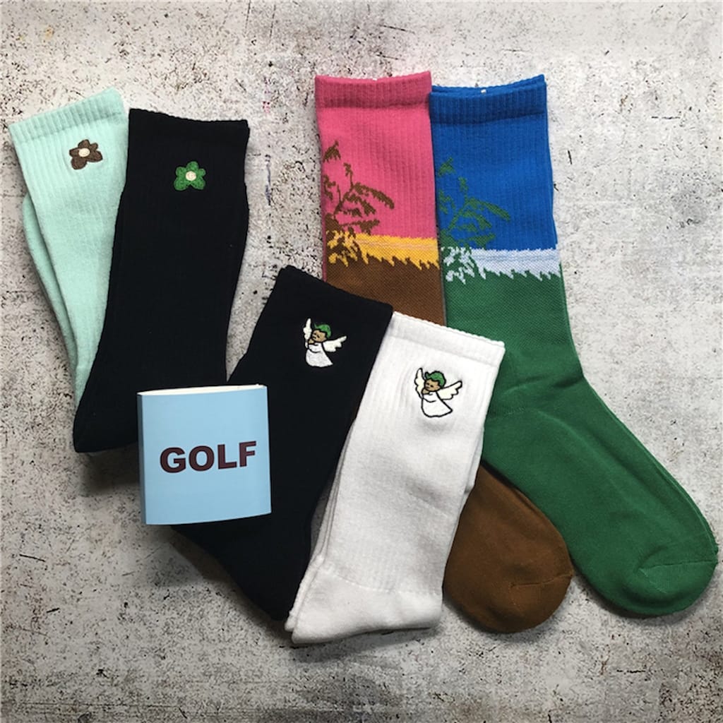 Носки Golf Wang Flower "Mint" фото № 4