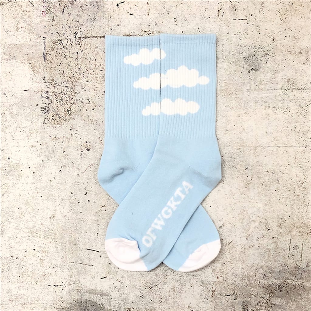 Носки Golf Wang White Clouds "Light Blue" фото № 2