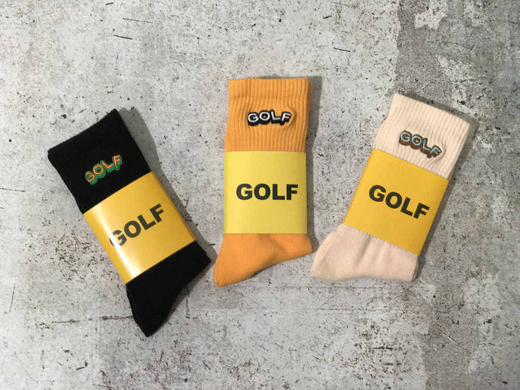 Носки Golf Wang Logo Embroidery "Yellow" фото № 6