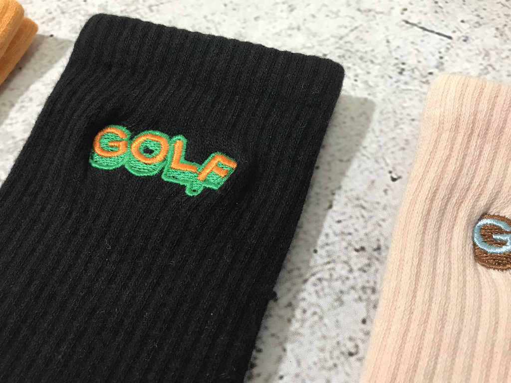 Носки Golf Wang Logo Embroidery "Black" фото № 5