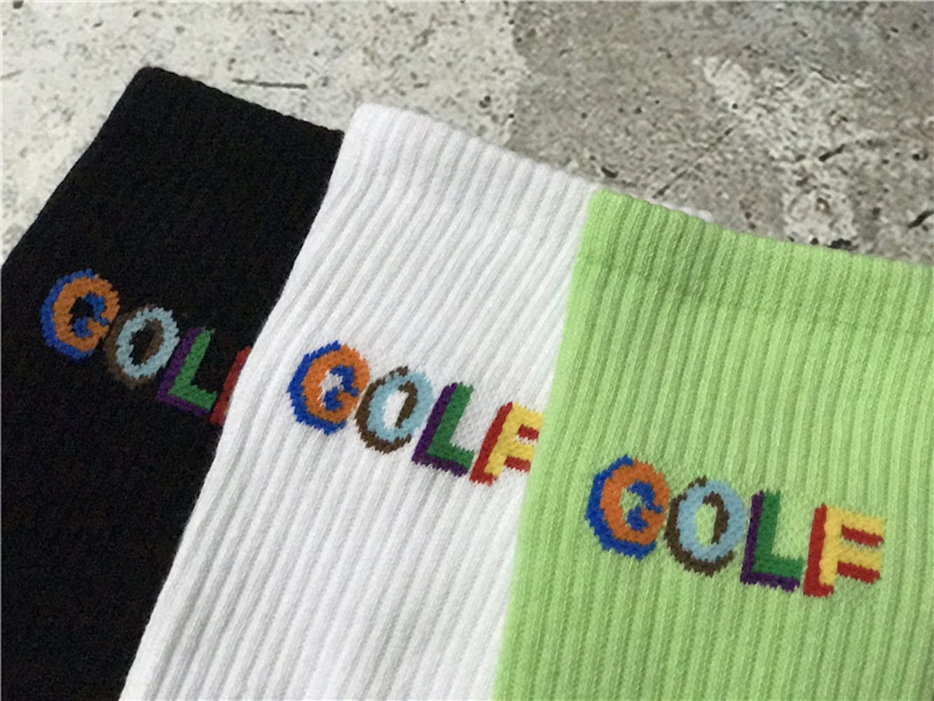 Носки Golf Wang Multi-Colored Logo "Black" фото № 3