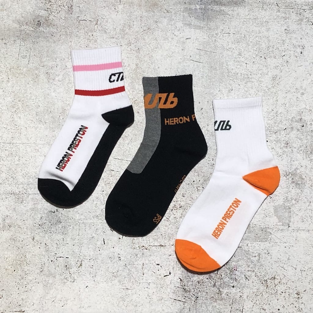 Носки Heron Preston Orange Стиль "Black" фото № 2