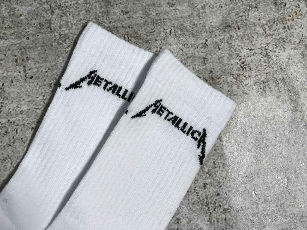 Носки Metallica Death Creeping "White" фото № 2