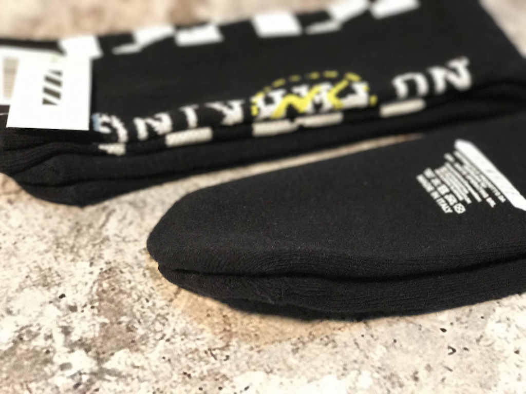 Носки Off White No Pahking "Black" фото № 5