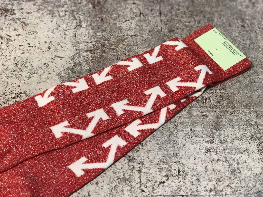 Носки Off White Gold Silk Cotton "Red" фото № 3