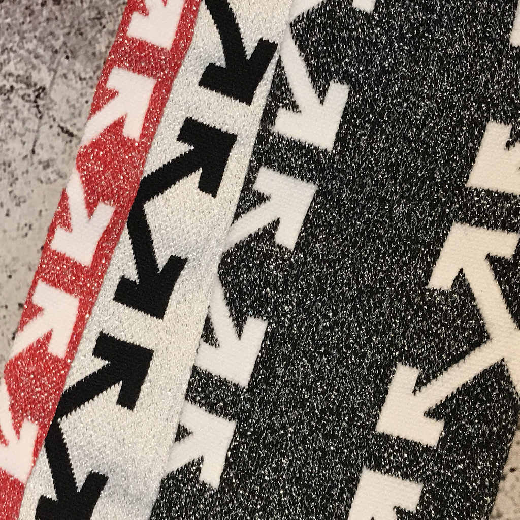 Носки Off White Gold Silk Cotton "Red" фото № 4