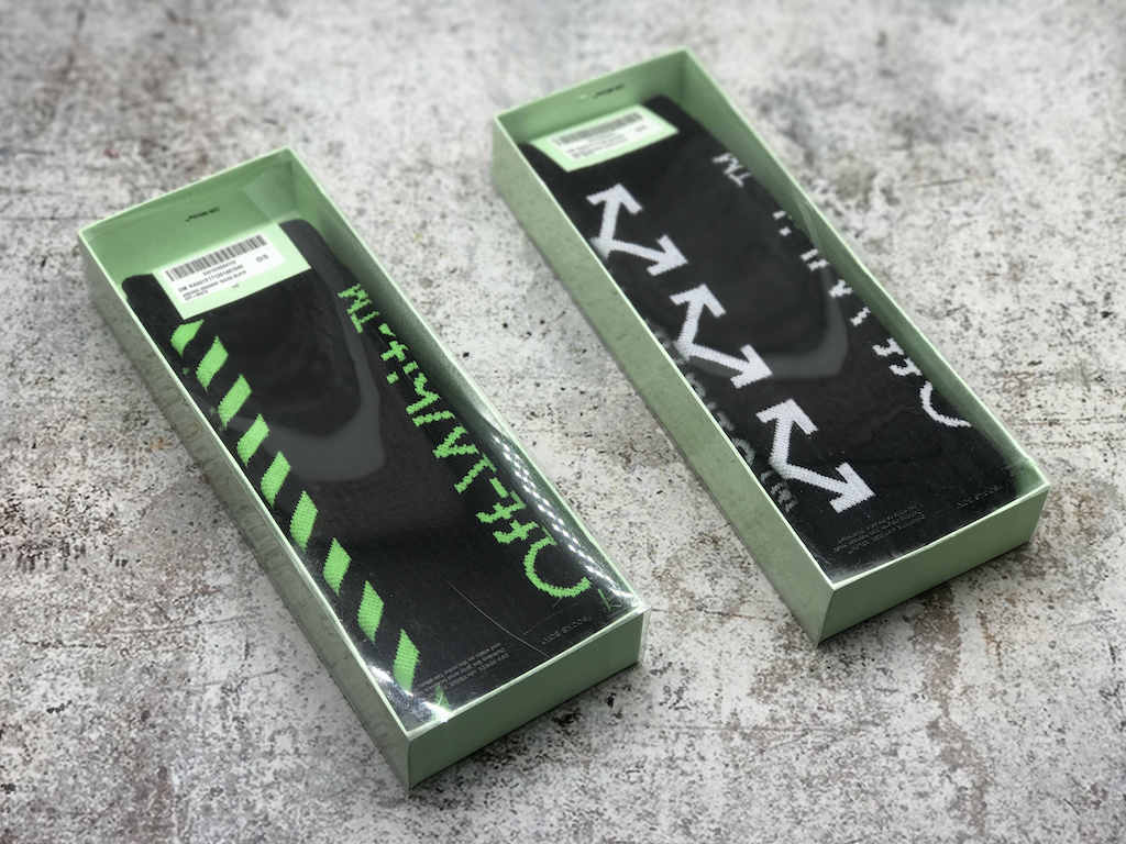 Носки Off White 19SS White Logo "Black" фото № 2