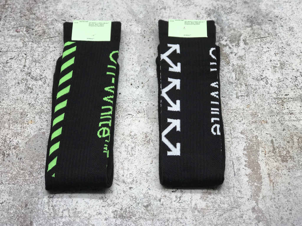 Носки Off White 19SS White Logo "Black" фото № 3