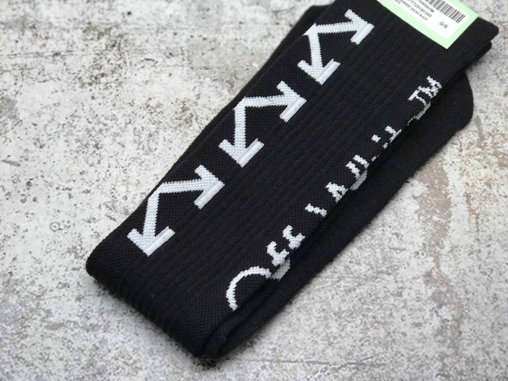 Носки Off White 19SS White Logo "Black" фото № 5