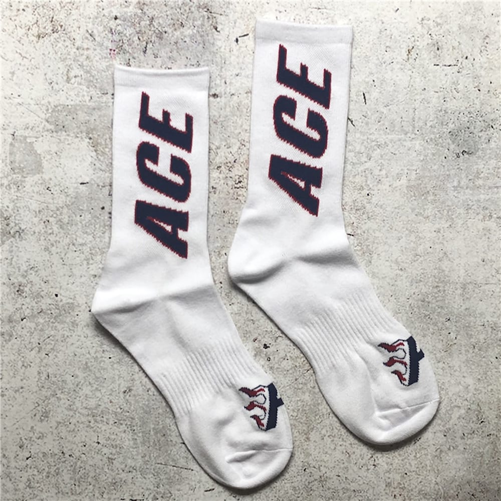 Носки Palace Fire P "White" фото № 2