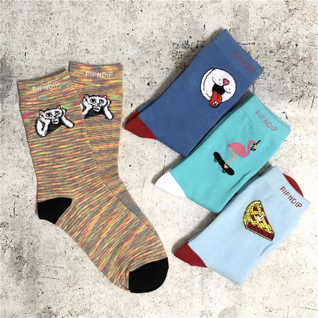 Носки RipnDip Small Cat "Brown" фото № 3